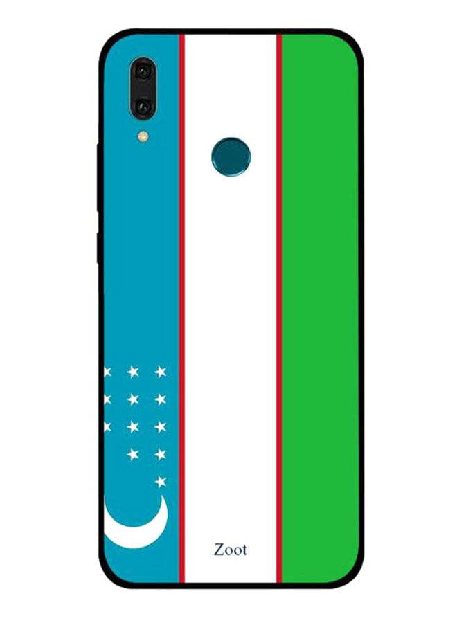 Zoot Uzbekistan Flag Printed Back Cover For Huawei Y9 2019 , Multi Color