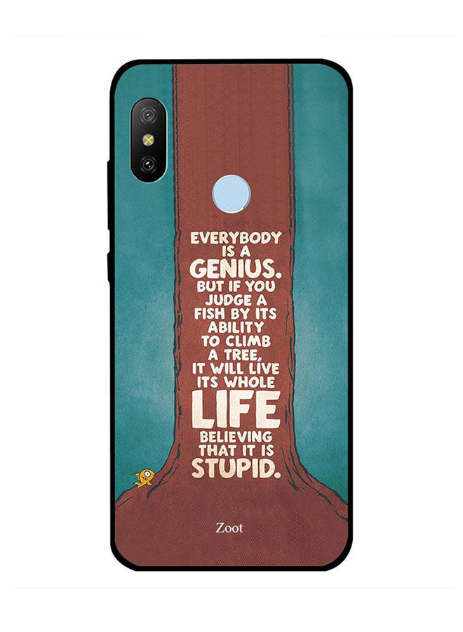 Zoot Everybody Is A Genius Printed Back Cover For Xiaomi Redmi Note 6