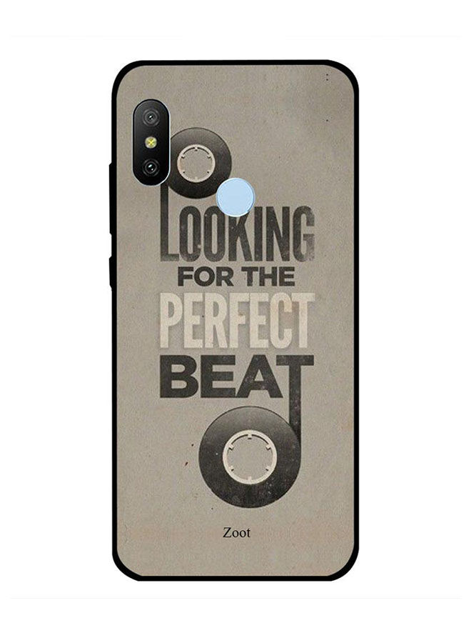 Zoot Looking For Perfect Beat Pattern Back Cover for Xiaomi Redmi Note 6 Pro