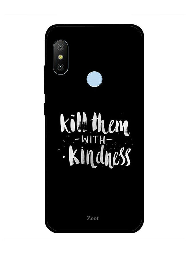 Zoot Kill Them With Kindness Printed Skin For Xiaomi Mi A2 , Black And White