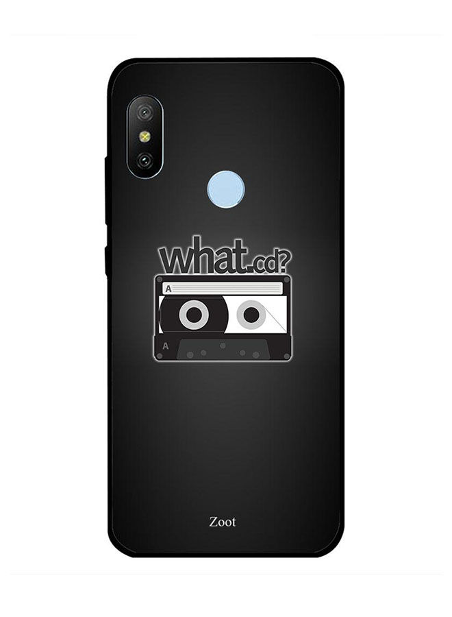 Zoot What.Cd Back Cover For Xiaomi Mi A2 , Black And White