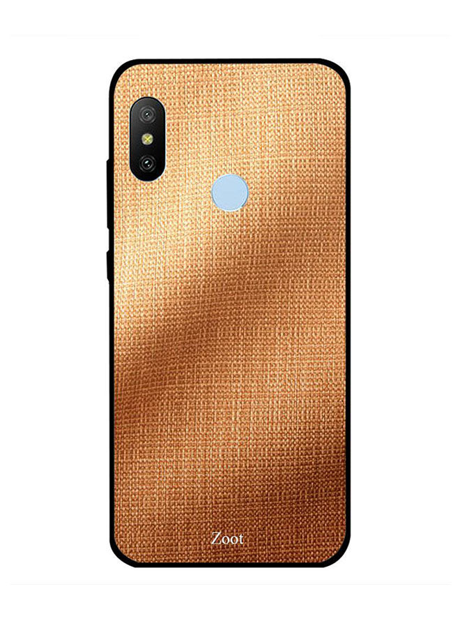 Zoot Jeans Pattern Printed Skin For Xiaomi Mi A2 , Dark Brown And Gold