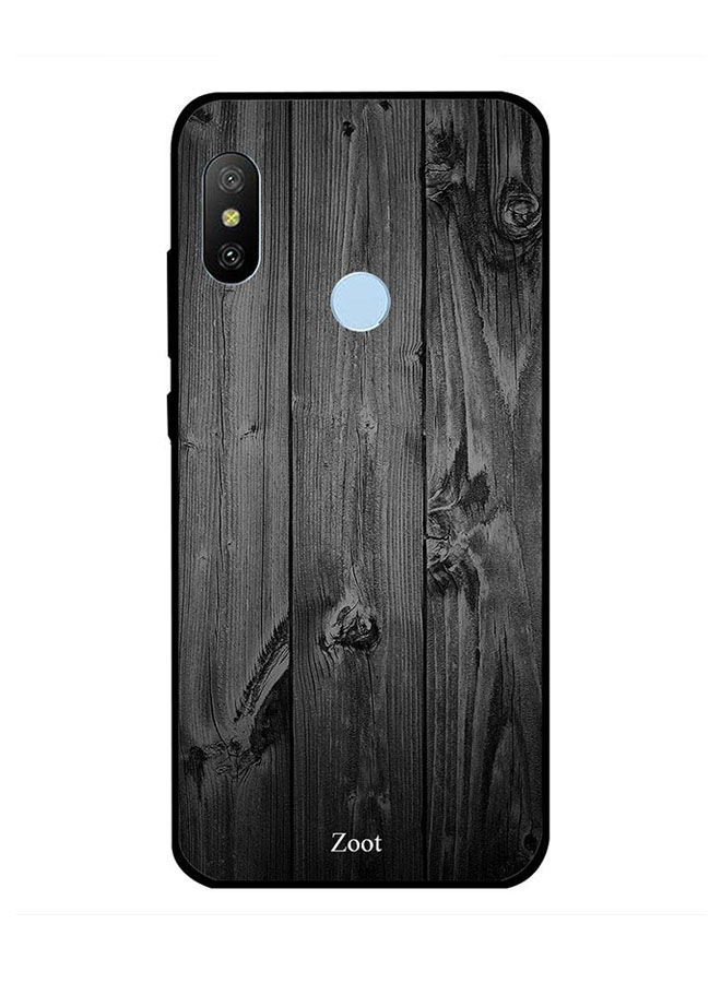 Zoot Wooden Black Grey Pattern Back Cover for Xiaomi Mi A2