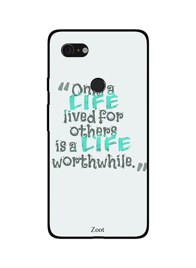 Zoot Lives For Others Back Cover For Google Pixel 3 , Grey