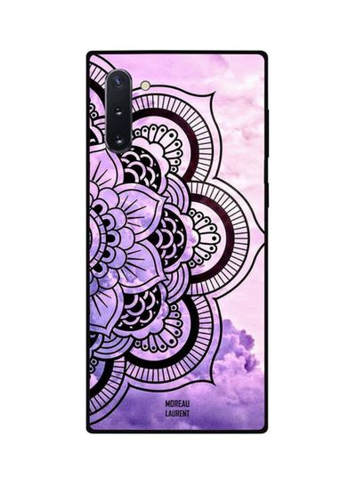 Moreau Laurent Black And White Flower Left Side Pattern Skin forSamsung Galaxy Note 10- Multi Color
