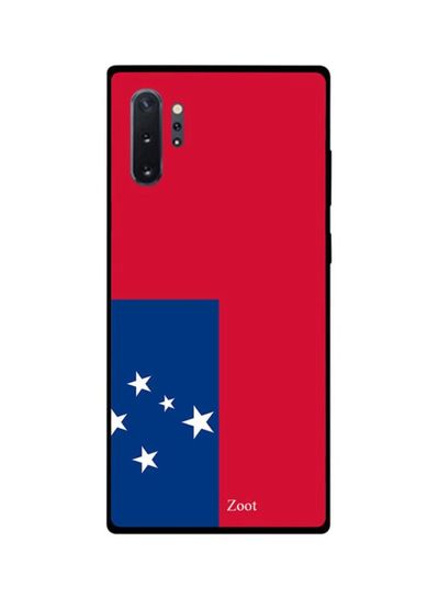 Zoot Samoa Flag pattern Back Cover for Samsung Note 10 Pro - Red and Blue
