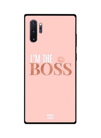 Moreau Laurent I Am The Boss pattern Back Cover for Samsung Note 10 Pro - Pink