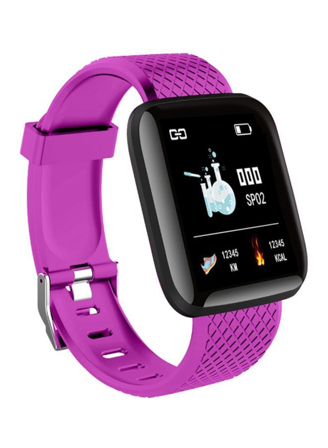 116 Plus Smartwatch 1.3 Inch Purple Best price in Egypt B.TECH