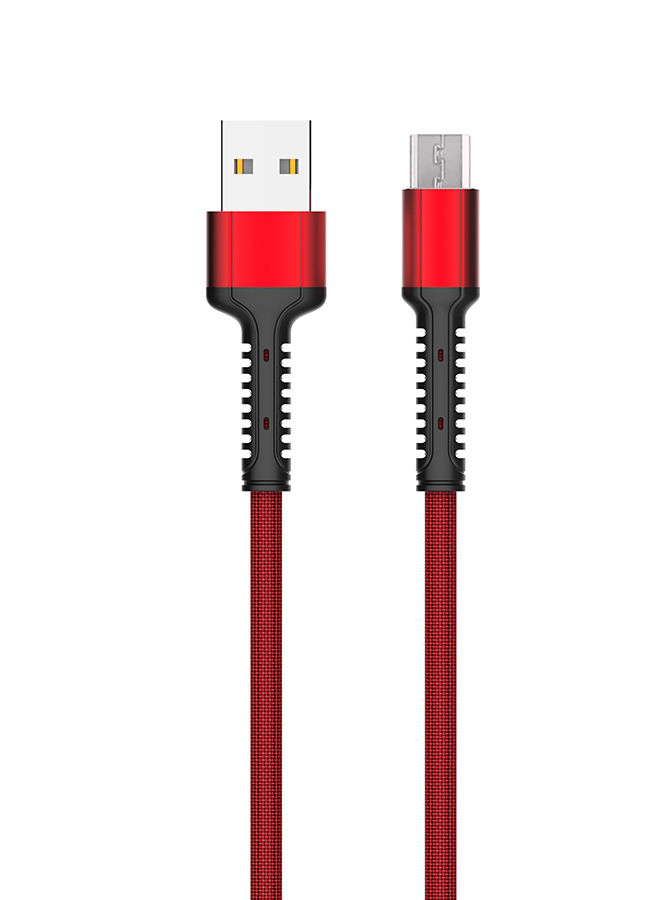 Ldnio Micro USB Charging Cable, 1M, Red - LS63
