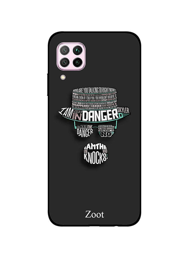 Zoot I Am Danger Back Cover For Huawei Nova 7I , Black And White