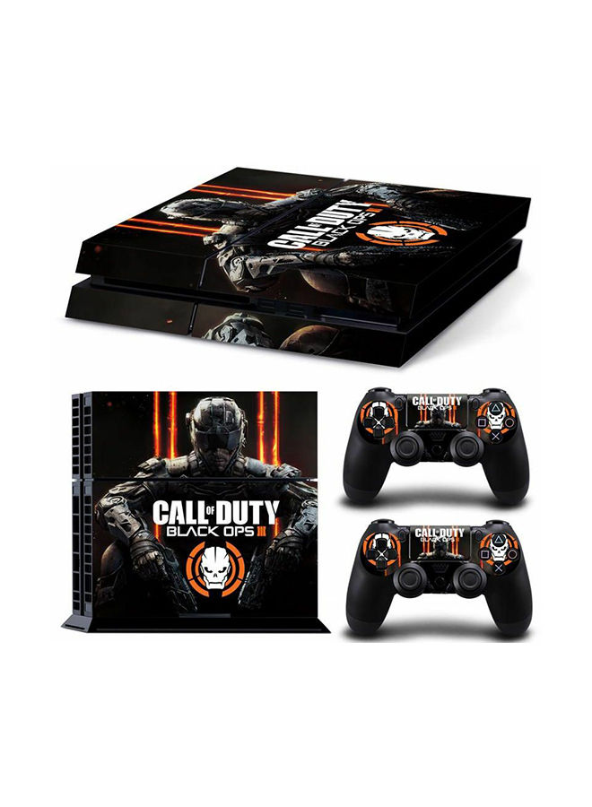 3-Piece Call of Duty Printed Sticker For PlayStation 4 - FP-0005
