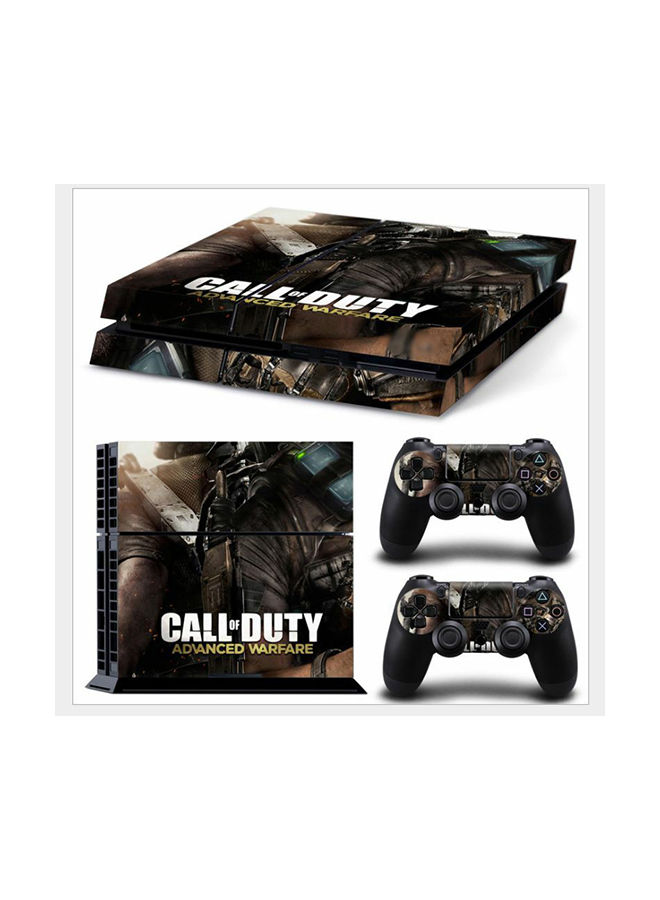 3-Piece Call Of Duty Printed Sticker For PlayStation 4 - FP-0077