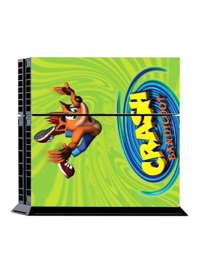 Crash Bandicoot Printed Sticker For PlayStation 4 - FP-0240