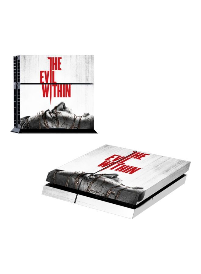 The Evil Within Printed Sticker For PlayStation 4, 2 Pieces - PS4-G93