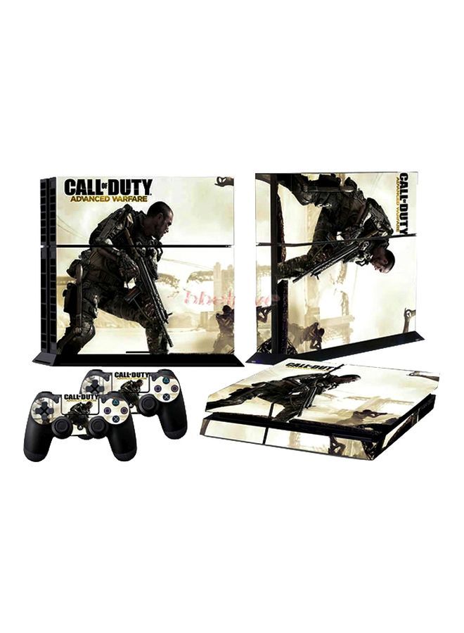 3-Piece Call Of Duty Printed Sticker For PlayStation 4 - Ps4-545