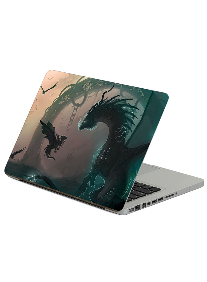 Dragon Chain Printed Laptop Sticker, 15.6 inch