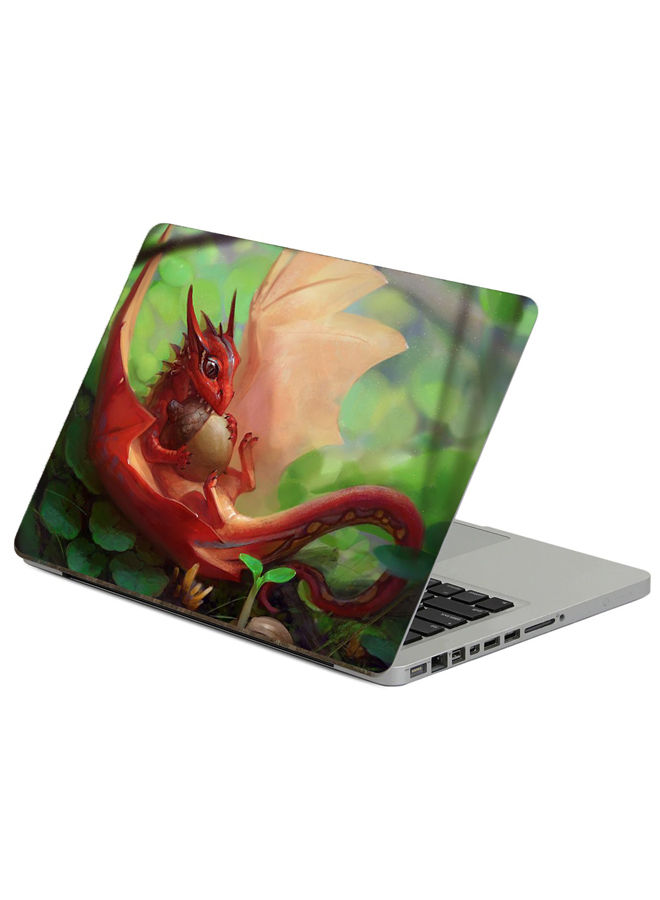 Dragon Acorn Printed Laptop Sticker, 15.6 inch