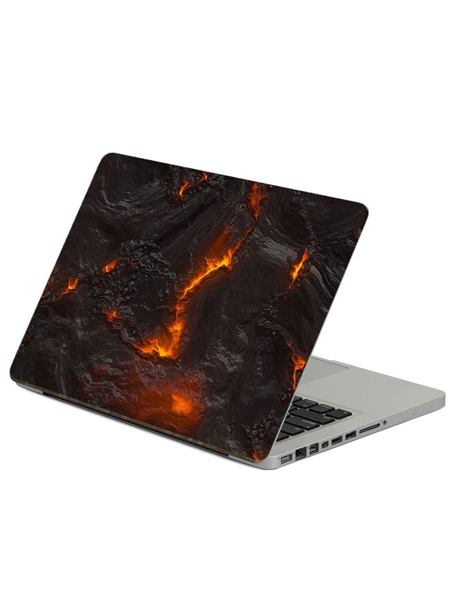 Lava Texture Printed Laptop Sticker 15.6 Inch