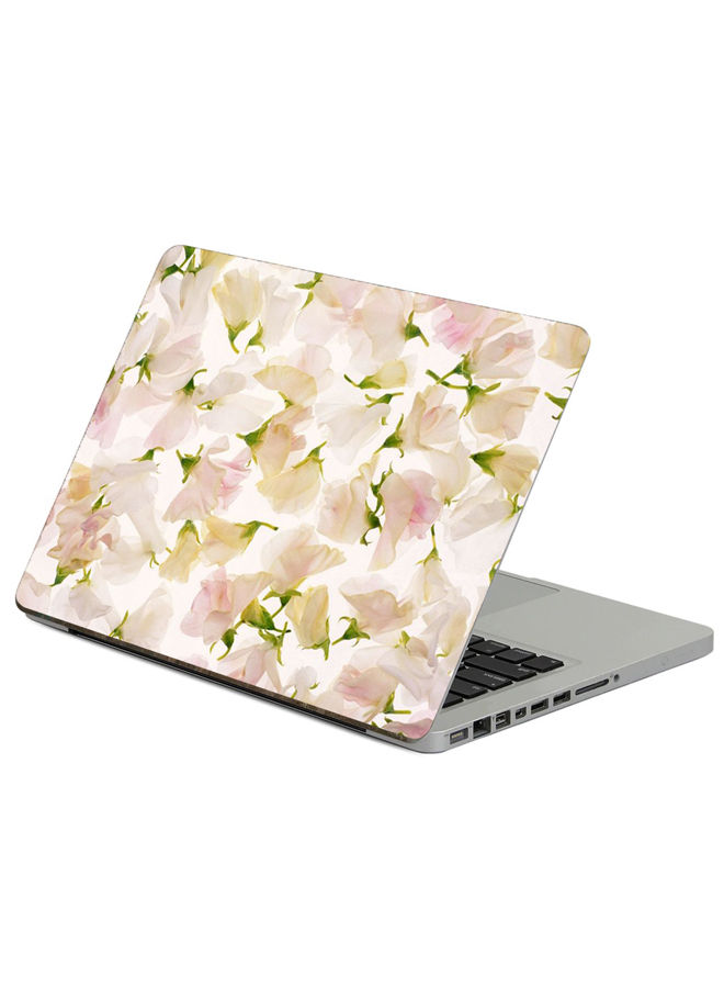 Flowers Buds Printed Laptop Sticker 15.6 Inch