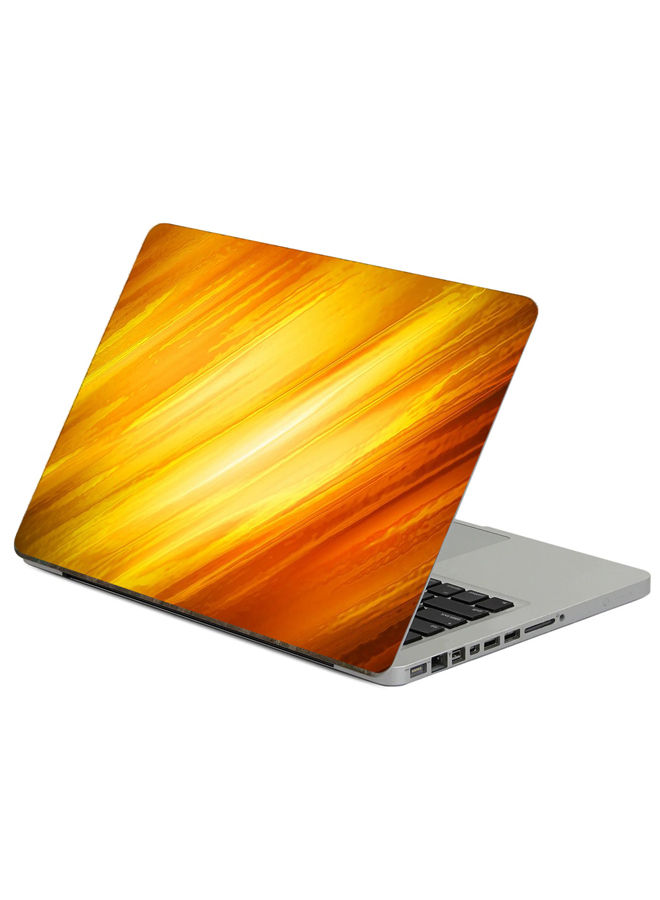 Lines Fire Printed Laptop Sticker, 15.6 inch