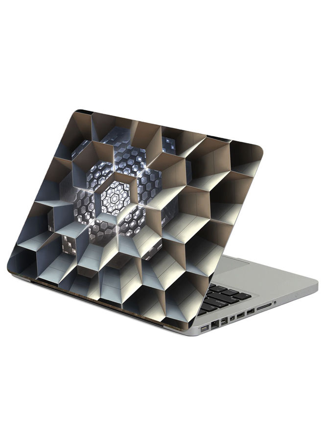Honeycomb Cell Printed Laptop Sticker, 13.3 inch