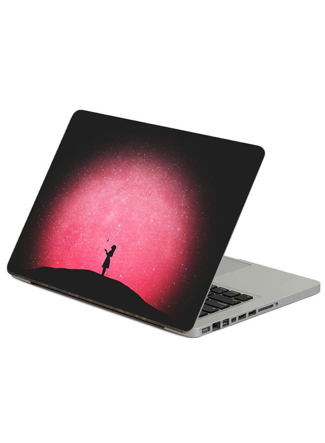 Girl Silhouette Printed Laptop Sticker 13.3 inch