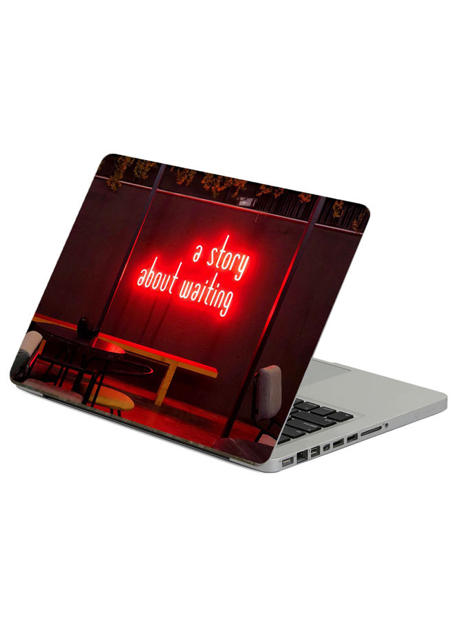 A Story Printed Laptop Sticker 13.3 inch