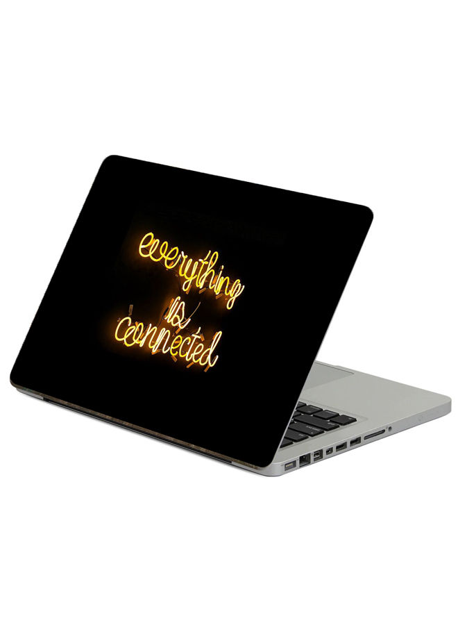 Everything Is Connected Printed Laptop Sticker 13.3 inch