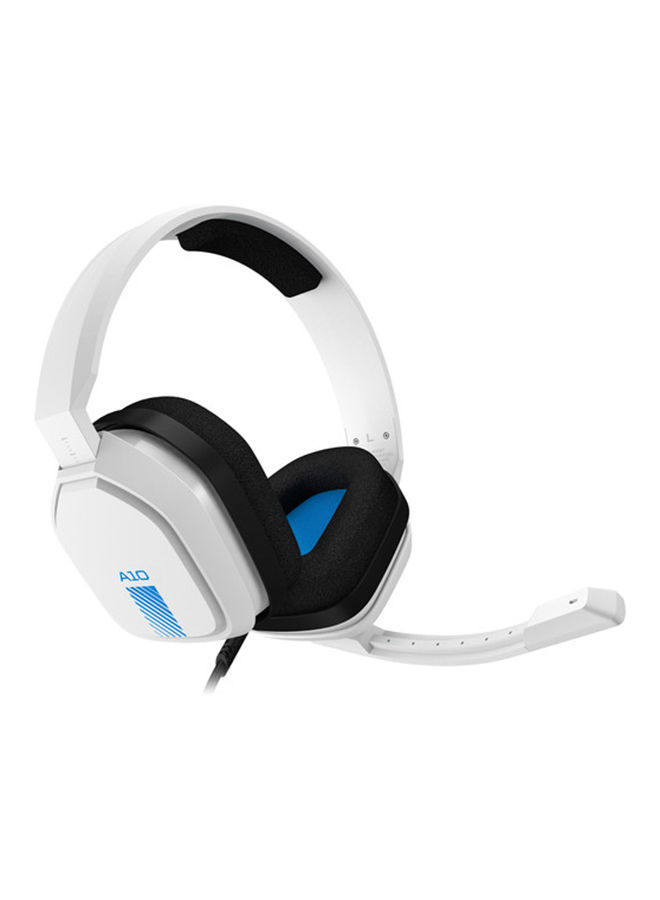 Astro A10 Wired Headset with Microphone for PC, MAC, Xbox, PlayStation, Mobile - Astro Audio V2 - White and Blue