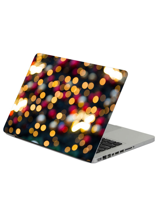 Glare Colorful Abstract Printed Laptop Sticker, 15 inch