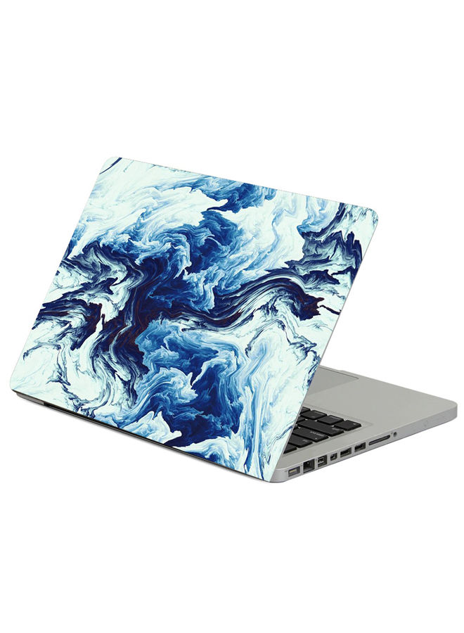 Stains Blending Abstraction Printed Laptop Sticker, 15 inch