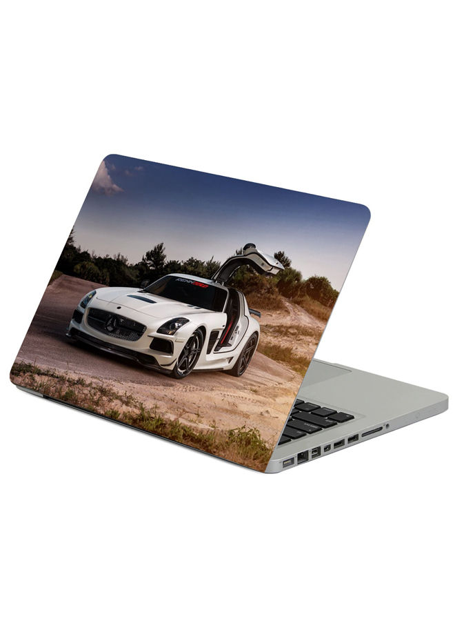 Mercedes Sls Black Series Renntech Printed Laptop Sticker, 13 inch