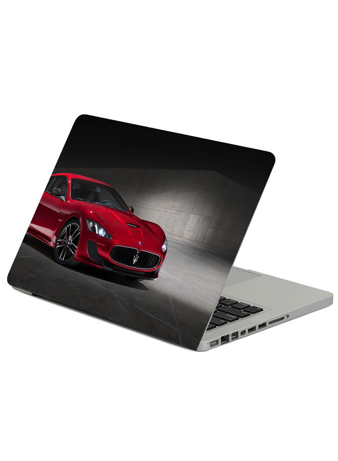2014 Red Maserati Granturismo Printed Laptop Sticker 13 inch