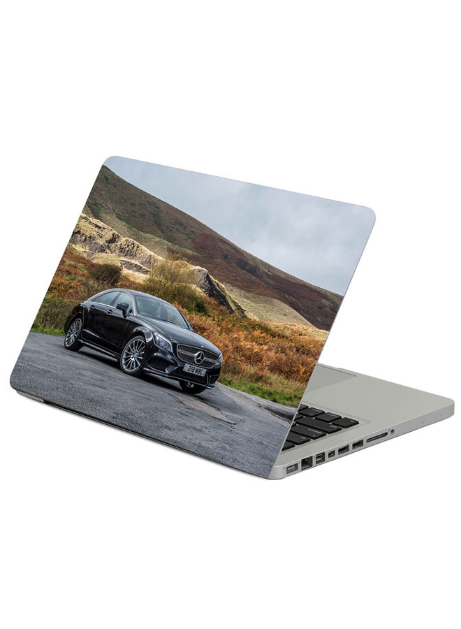 Mercedes-Benz Cls 350 Black Printed Laptop Sticker, 13 inch
