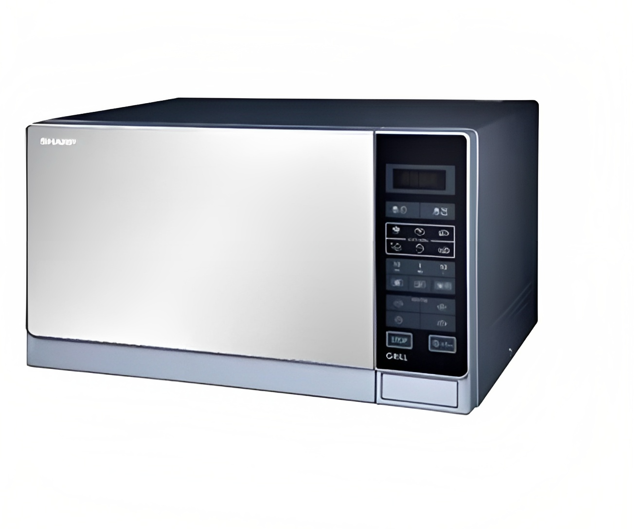 Sharp Microwave with Grill, 25 Liters, 1000 Watt, Silver - R-75MT(S)