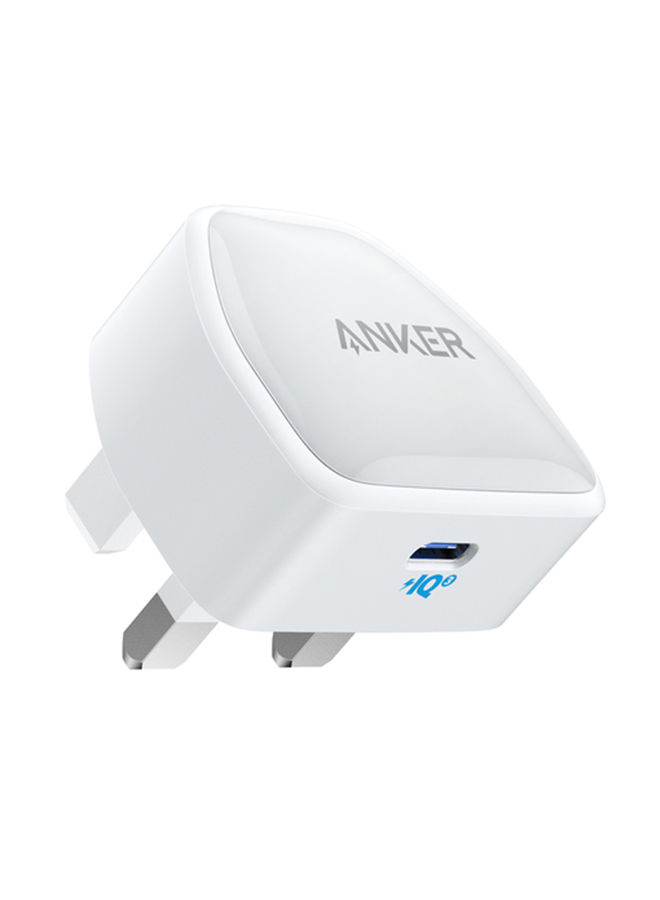 Anker Anker PowerPort III Nano Wall Charger, 1 Port, 20 Watt, White - A2632L21