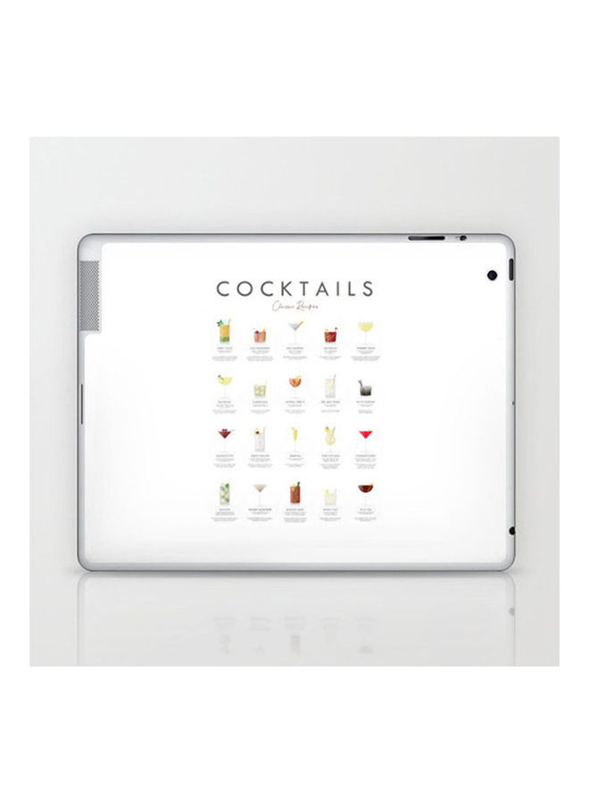Drinks Poster Bar Decor Restaurant Pub Decor Mixed Drink Cocktail Recipes Cocktails Chart Cocktail T By Original Dna Plus Skin For Ipad 2nd, 3rd, 4th Generation