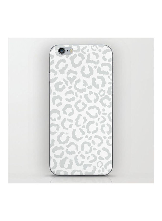 Elegant White Gray Leopard Cheetah Animal Skin For Apple iPhone 8 - btmp2348