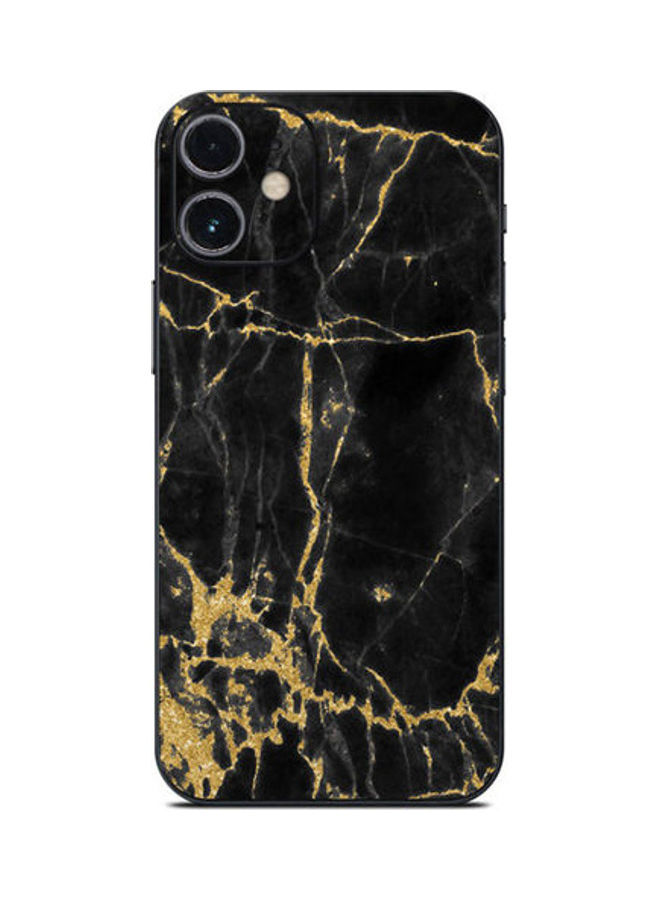 Black Gold Marble Skin For Apple Iphone 12 Mini