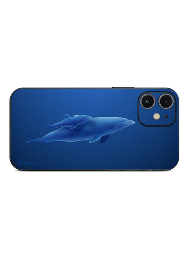 Blue Dolphins Skin For Apple Iphone 12 Mini
