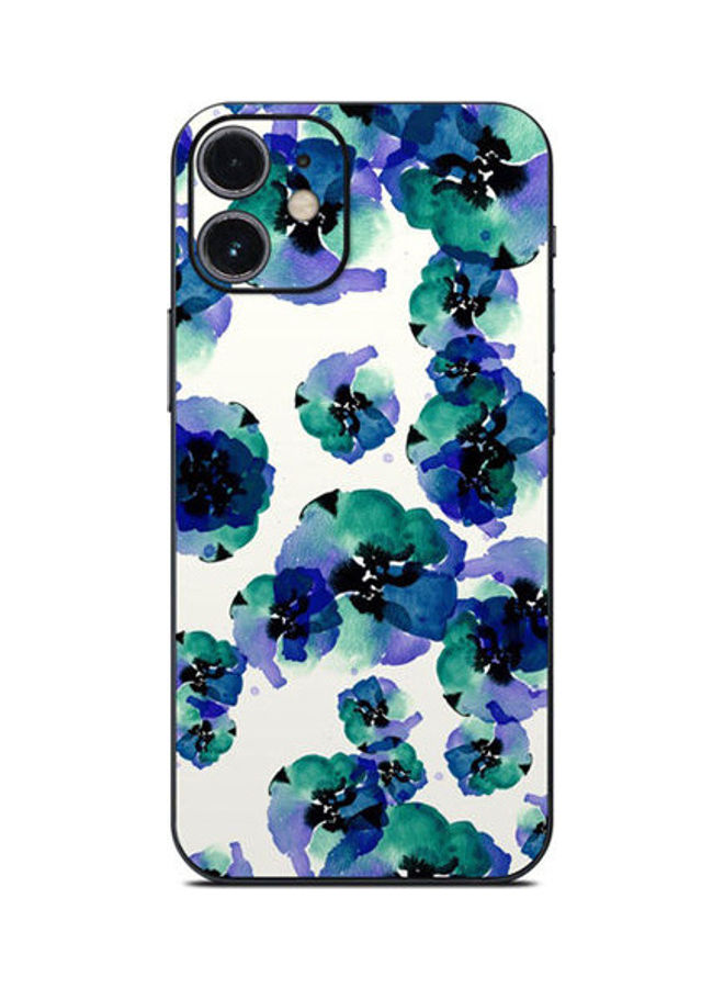 Blue Eye Flowers Skin For Apple Iphone 12 Mini