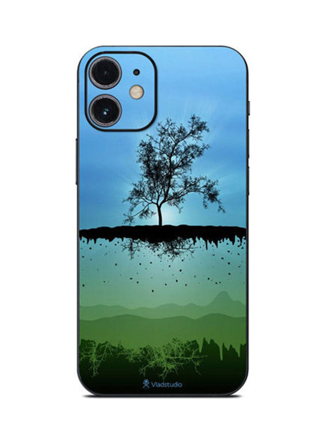 Flying Tree Blue Skin For Apple Iphone 12 Mini