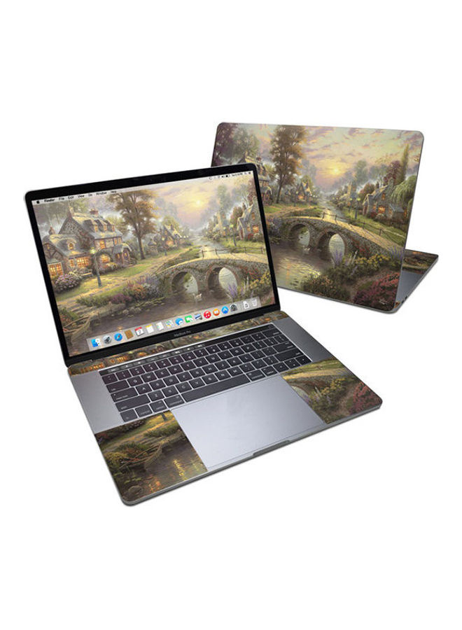 Sunset On Lamplight Lane Sticker Cover For Macbook Air 15 2337