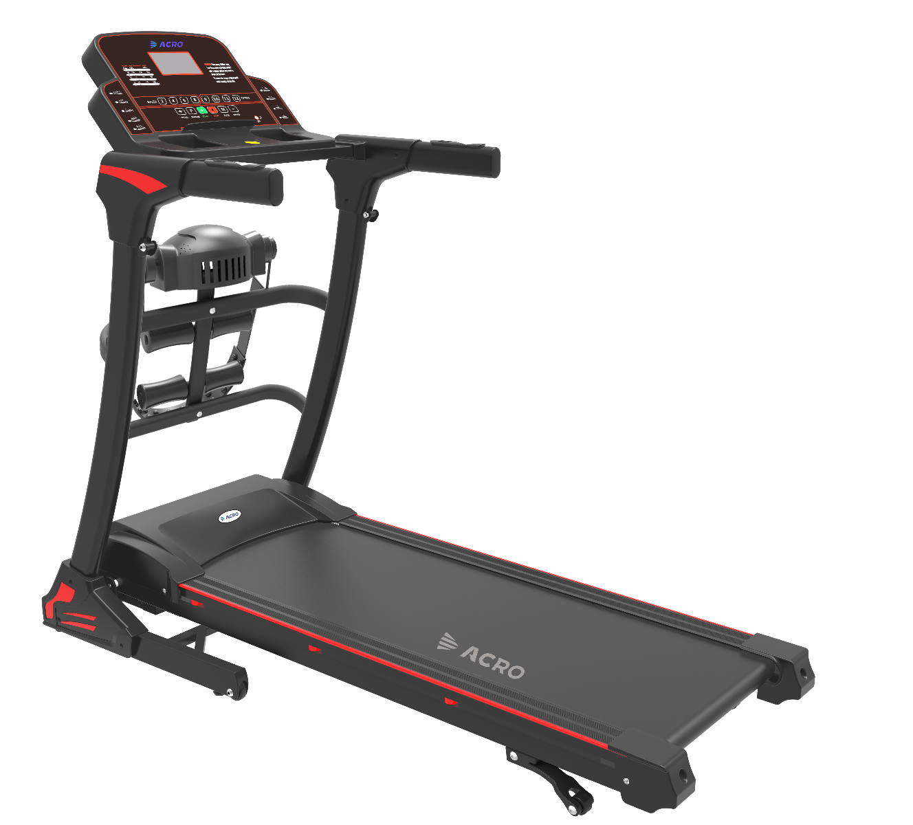 Acro Multi Function Treadmill 125 KG Black OR125DC Best price in Egypt B.TECH