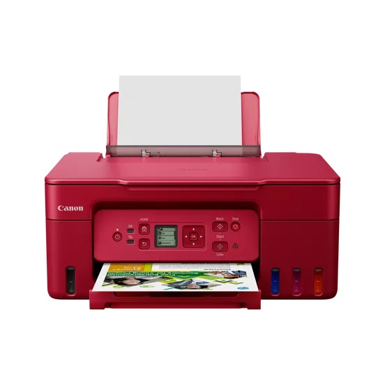 Canon PIXMA G3470 Series All in One Inkjet Printer- Red