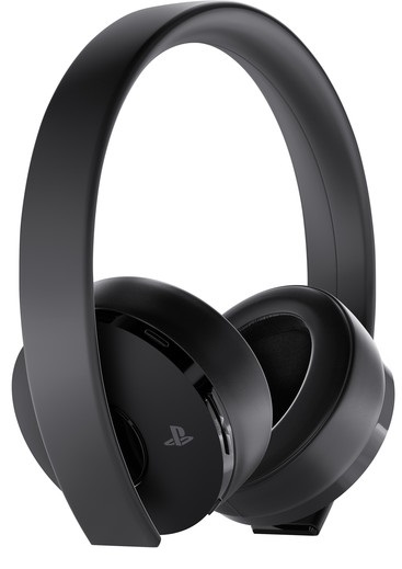 Sony PlayStation 4 Gold Wireless Over-ear Headphones - Black