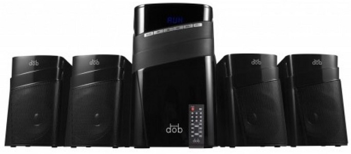 Porsh Dob Wireless Subwoofer, 5 Units, Black - S6000