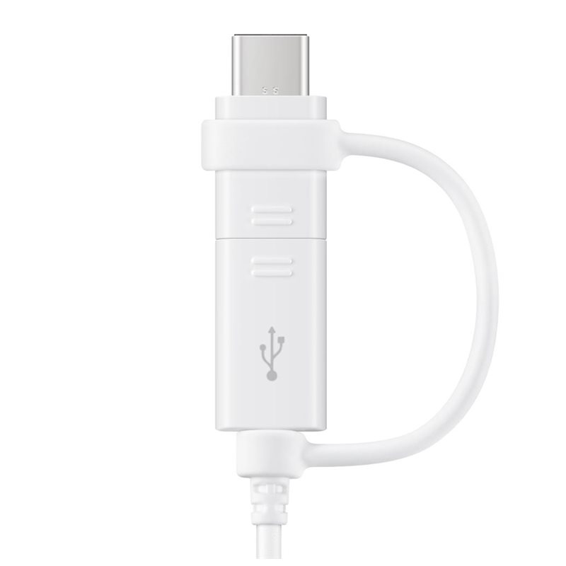 Samsung Combo USB Cable Type C, White- EP-DG930