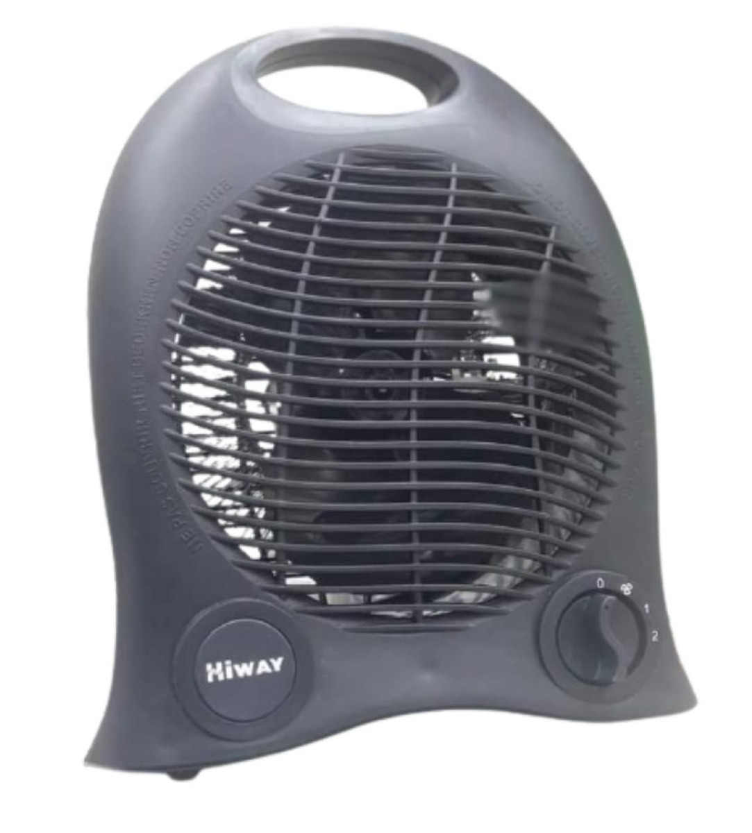 High Way Electric Fan Heater, 2000 Watt, Black- KY6400