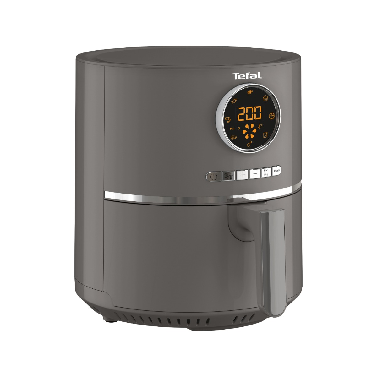 Tefal Ultra Fry Digital Air Fryer, 4.2 Liters, 1600W, Grey - EY111BTR